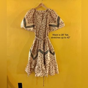 Ulla Johnson Rare Josephina Cream Ruched Dress